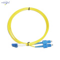 Chaqueta de PVC SC de diámetro de cable de 2,0 mm Chaqueta de parche de fibra óptica Dupont Kevlar